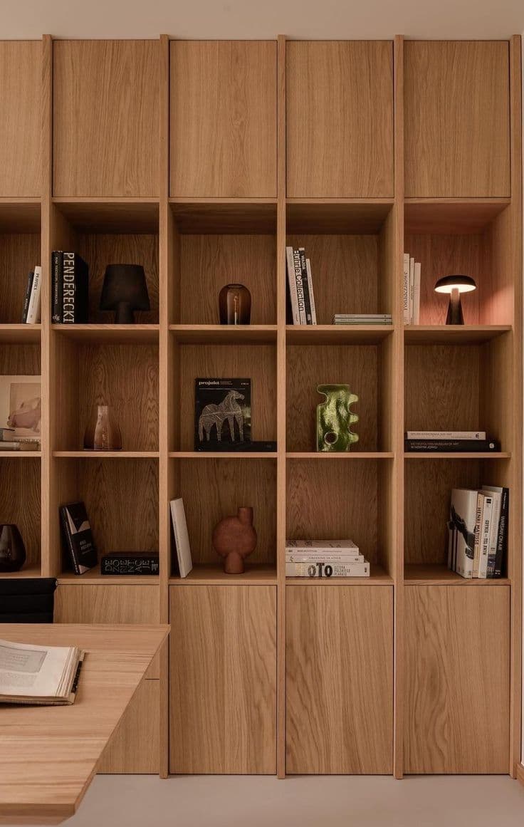 WALNUT LIBRARY CABINET