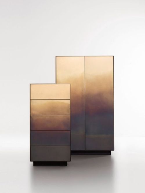 PANELED WALNUT WARDROBE