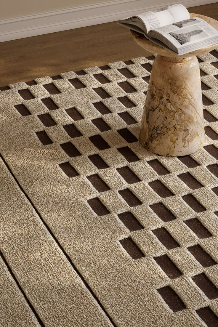 CANYON CHECKERED WOOL RUG